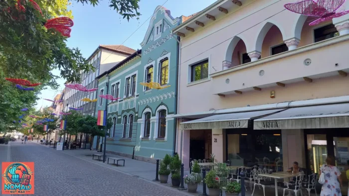 Beautiful Street in Deva Romania