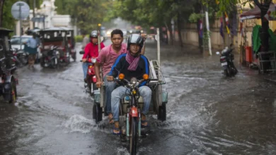 massive rain in Thailand