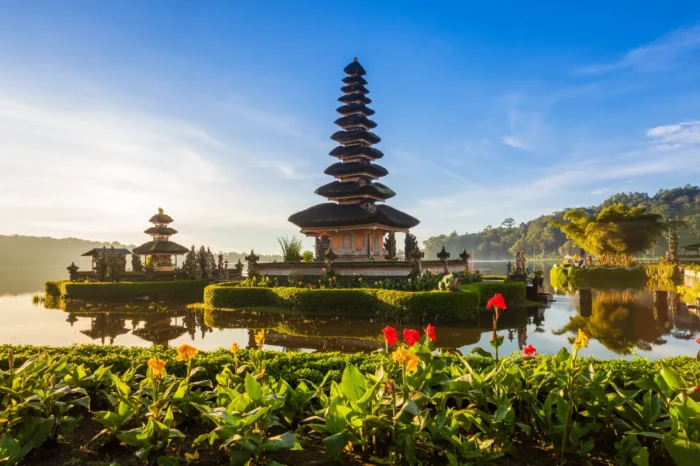 Bratan temple in Bali