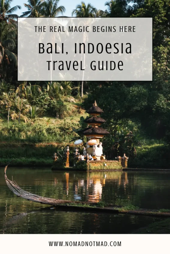 bali indonesia travel guide PIN