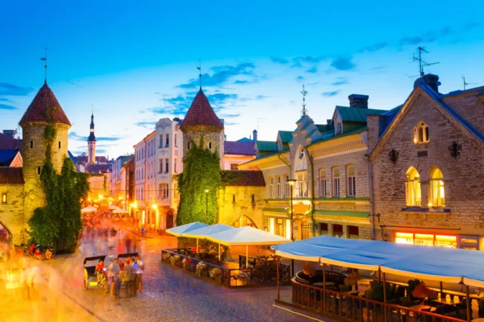 The streets of Tallinn