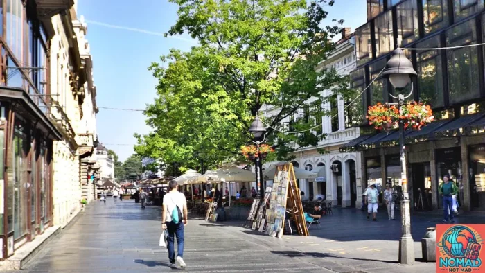 Belgrade main street view