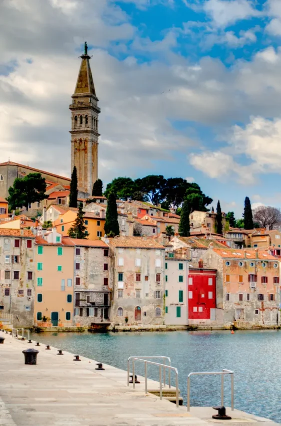 Promenade in Rovinj Croatia