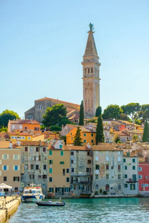 old town view of Rovinj