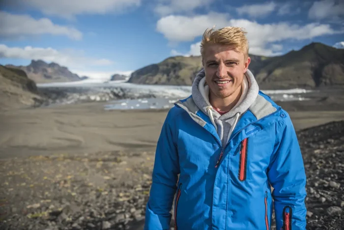 blond Icelandic man