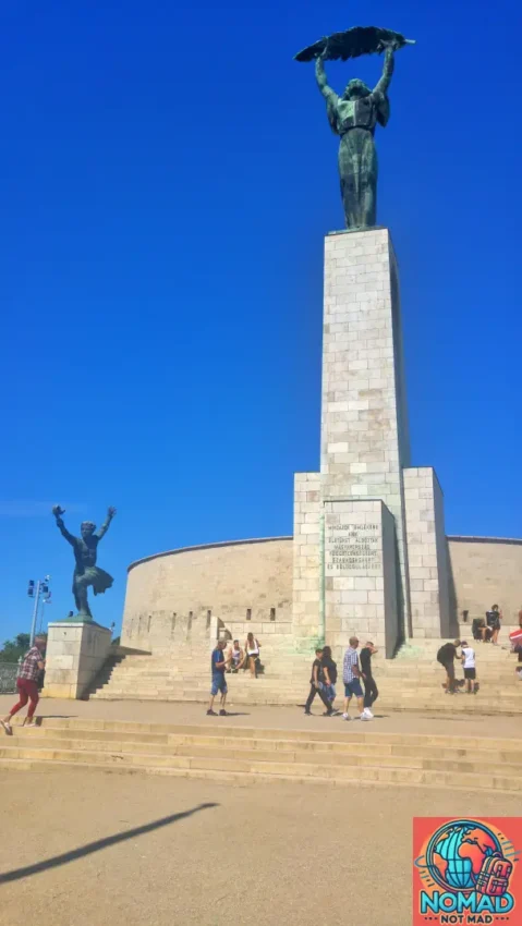 Liberty Statue on top of Gelert Hill