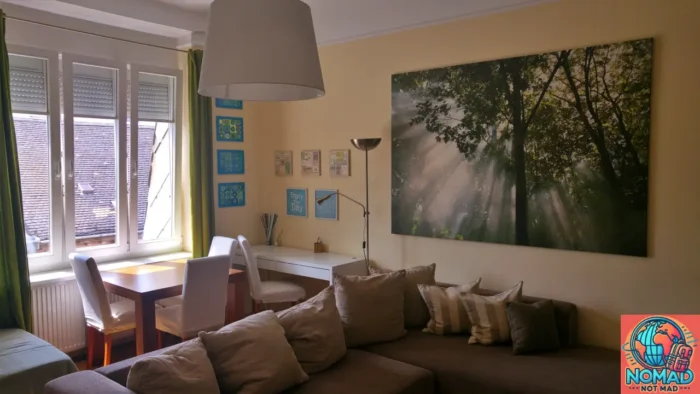 our long stay apartment in Budapest