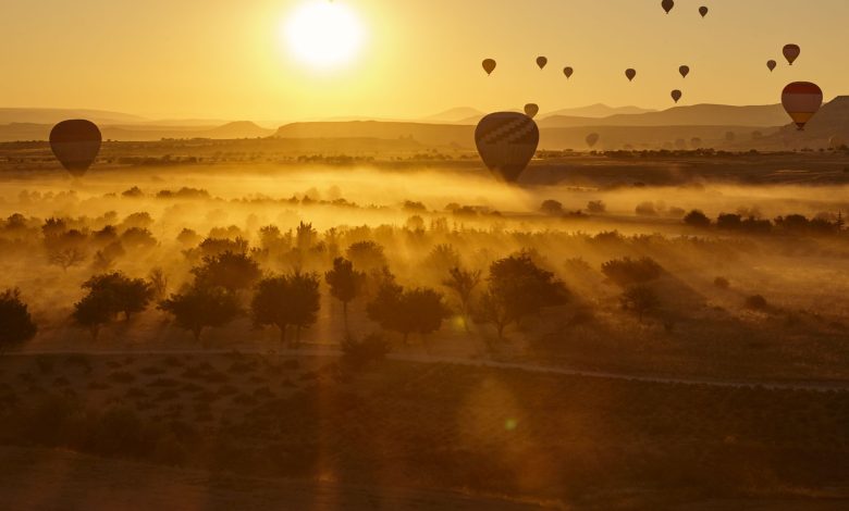 hot air ballooning in Cappadocia