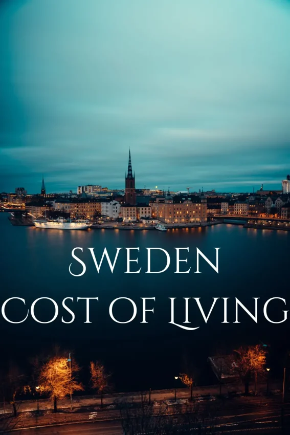 Sweden Cost of Living Pinterest Pin