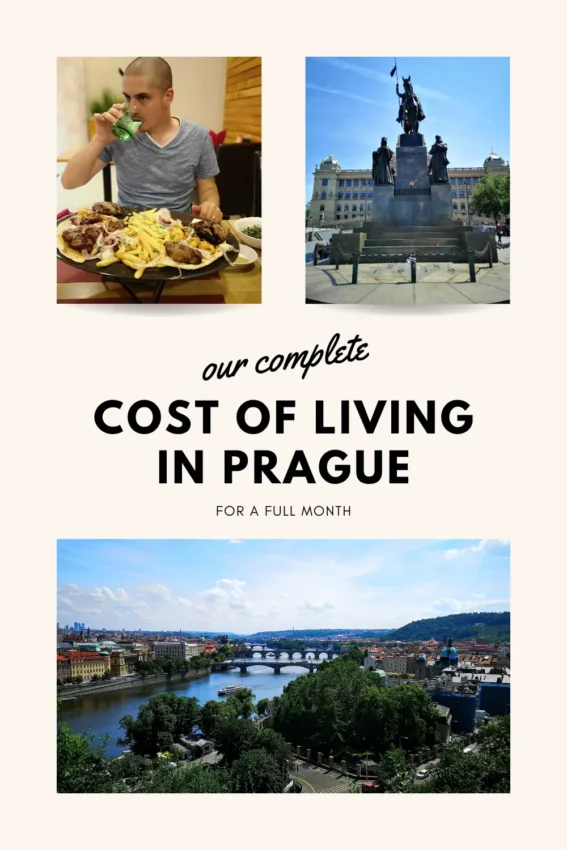 Prague Cost of Living Pinterest Pin