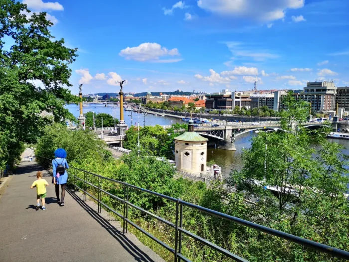 walking in Prague