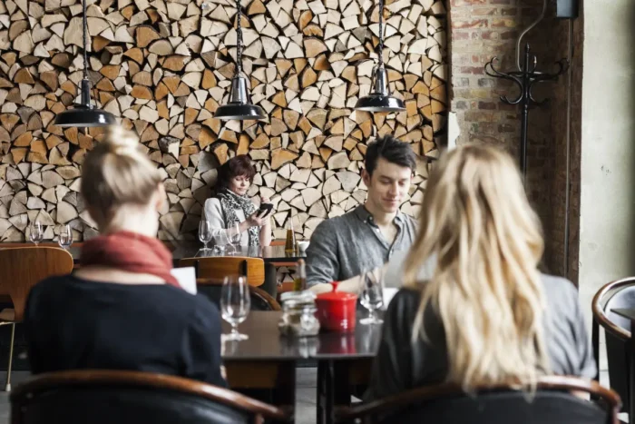 inside a Danish restaurant