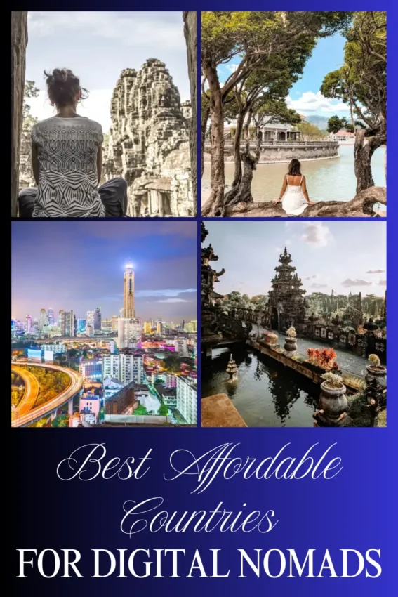 Affordable Digital Nomad Countries Pinterest Pin