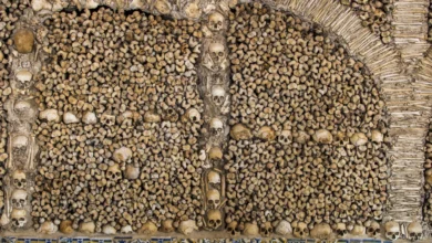 the chapel of bones in Evora Portugal