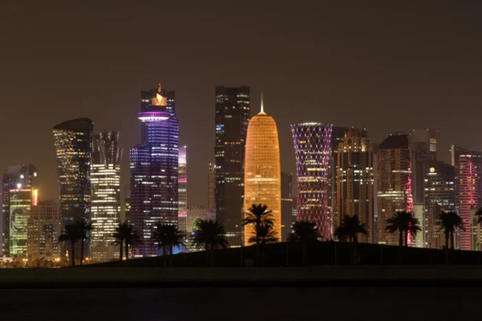 Doha at night