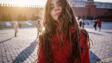 Russian Woman posing in Moscow