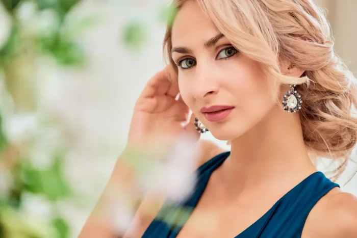 beautiful and elegant Russian woman