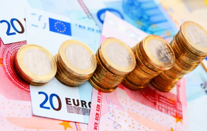 growing pile of Euros