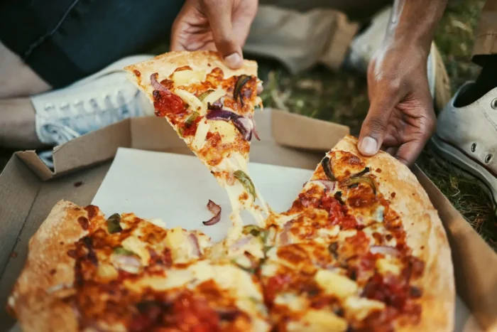 delicious looking pizza