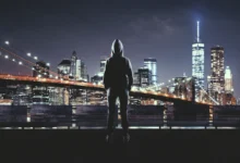 new york at night safety concept